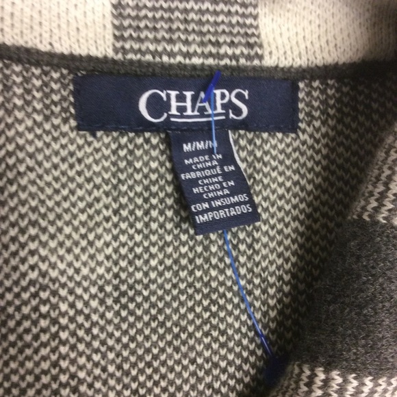 CHAPS checked print zip jacket Size M - Picture 5 of 5
